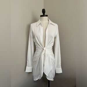 Choosy casual dress low plunge